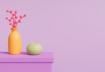 Цветовые акценты в минималистичном интерьере